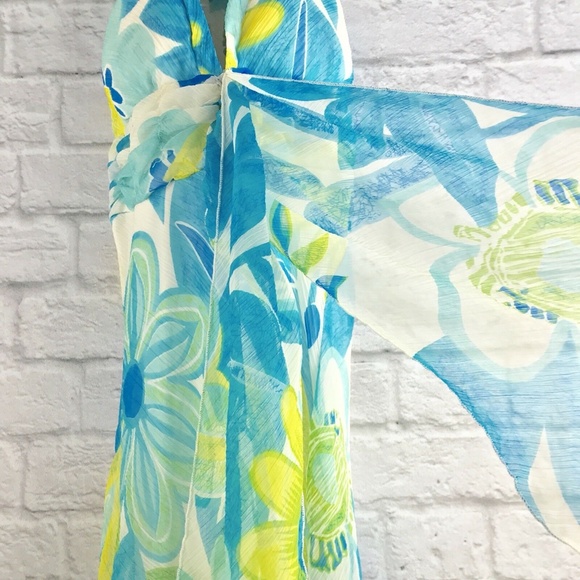 20 Something Dress Size Small Floral Halter Hi-Low - Picture 4 of 9